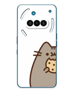 Чохол для Nothing Phone (3a) з картинкою «Пушин з печивом»