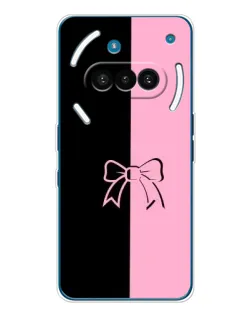 Чехол для Nothing Phone (3a) с картинкой «Половинки банта»