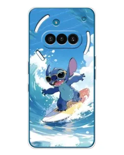 Чехол для Nothing Phone (3a) с картинкой «Стич на волне» Чехол для Nothing Phone (3a) с картинкой «Стич на волне»