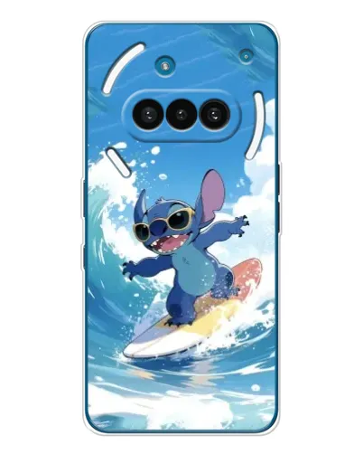 Чехол для Nothing Phone (3a) с картинкой «Стич на волне»