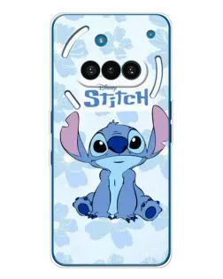 Чехол для Nothing Phone (3a) с картинкой «Stitch среди цветов» Чехол для Nothing Phone (3a) с картинкой «Stitch среди цветов»