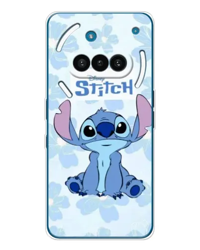 Чехол для Nothing Phone (3a) с картинкой «Stitch среди цветов»