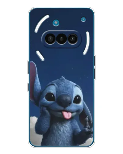 Чехол для Nothing Phone (3a) с картинкой «Стич в облаках»