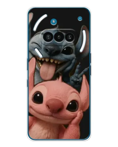 Чехол для Nothing Phone (3a) с картинкой «Стич и Ангел»