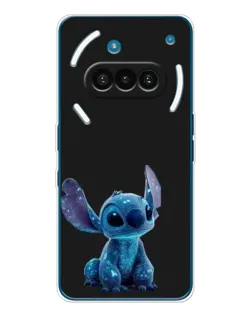 Чехол для Nothing Phone (3a) с картинкой «Стич на черном» Чехол для Nothing Phone (3a) с картинкой «Стич на черном»