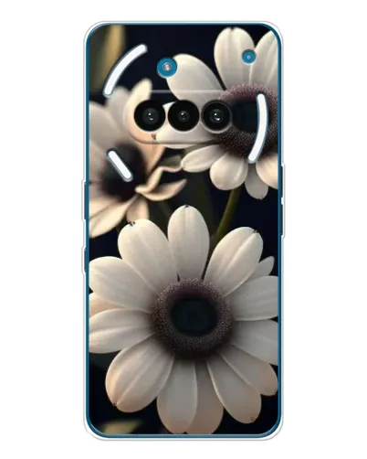 Чехол для Nothing Phone (3a) с картинкой «Белые маргаритки макро»