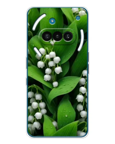 Чехол для Nothing Phone (3a) с картинкой «Ландыши в зелени»
