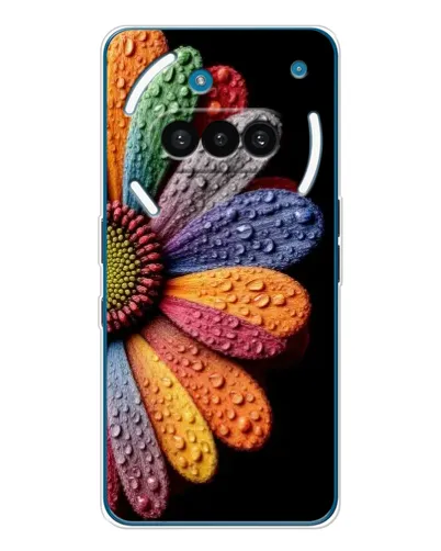 Чехол для Nothing Phone (3a) с картинкой «Радужный цветок»