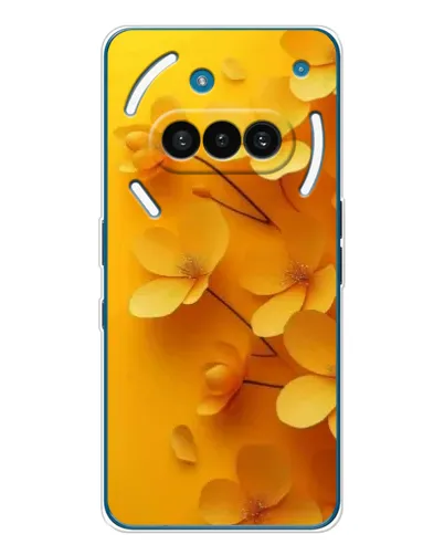 Чехол для Nothing Phone (3a) с картинкой «Золотые лепестки»