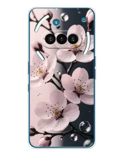 Чохол для Nothing Phone (3a) з картинкою «Ніжня сакура та краплі»