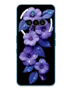 Чохол для Nothing Phone (3a) з картинкою «Фіолетові квіти з росою» Чохол для Nothing Phone (3a) з картинкою «Фіолетові квіти з росою»