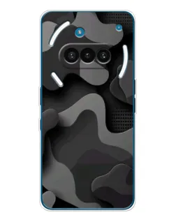 Чохол для Nothing Phone (3a) з картинкою «Темний абстрактний камуфляж»
