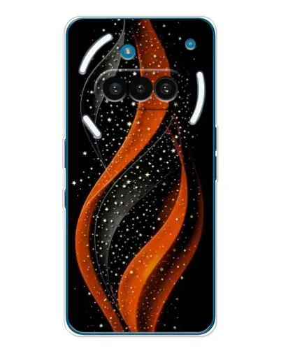 Чехол для Nothing Phone (3a) с картинкой «Огненная звездная волна»