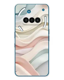 Чехол для Nothing Phone (3a) с картинкой «Пастельные нежные волны»