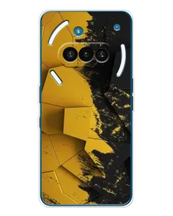 Чехол для Nothing Phone (3a) с картинкой «Золотые осколки геометрии»