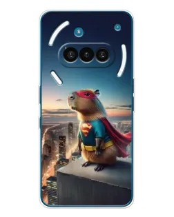 Чехол для Nothing Phone (3a) с картинкой «Капи-мен супергерой» Чехол для Nothing Phone (3a) с картинкой «Капи-мен супергерой»