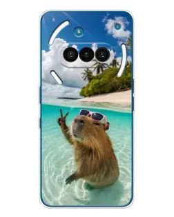 Чехол для Nothing Phone (3a) с картинкой «Капибара на море» Чехол для Nothing Phone (3a) с картинкой «Капибара на море»