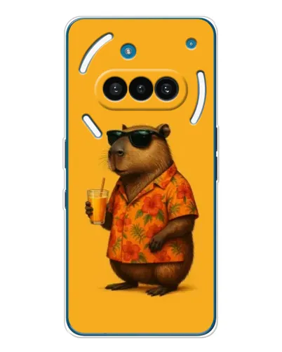 Чехол для Nothing Phone (3a) с картинкой «Капибара на отдыхе»