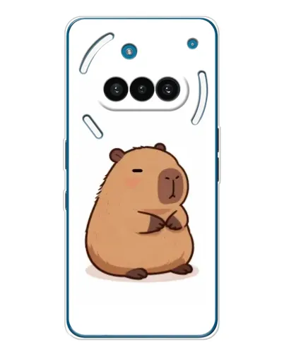 Чехол для Nothing Phone (3a) с картинкой «Толстенькая капибара»