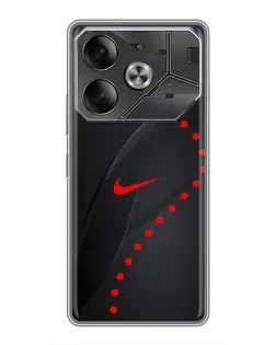 Чехол для Nothing Phone (4a) Pro с картинкой «Абстрактный дизайн Nike»