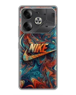 Чехол для Nothing Phone (4a) Pro с картинкой «Nike в абстракции»