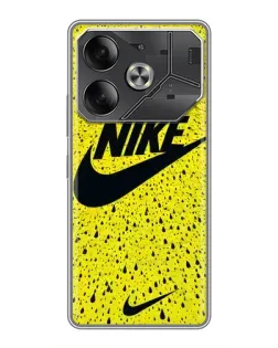 Чехол для Nothing Phone (4a) Pro с картинкой «Желтый текстурный Nike»