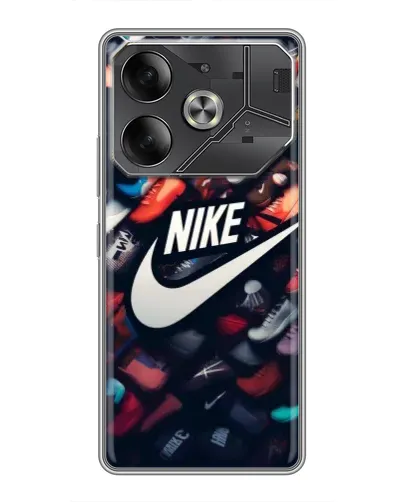 Чехол для Nothing Phone (4a) Pro с картинкой «Коллекция кроссовок Nike»