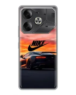 Чехол для Nothing Phone (4a) Pro с картинкой «Nike и суперкар»