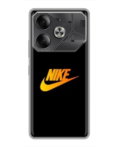 Чехол для Nothing Phone (4a) Pro с картинкой «Золотой логотип Nike»