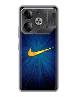 Чехол для Nothing Phone (4a) Pro с картинкой «Синий пульс Nike»