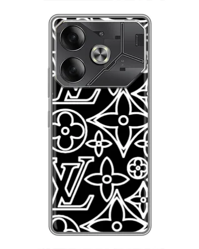 Чехол для Nothing Phone (4a) Pro с картинкой «Черно-белый узор LV» Чехол для Nothing Phone (4a) Pro с картинкой «Черно-белый узор LV»