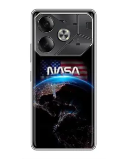 Чехол для Nothing Phone (4a) Pro с картинкой «Земля из космоса NASA»