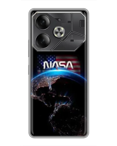 Чехол для Nothing Phone (4a) Pro с картинкой «Земля из космоса NASA»