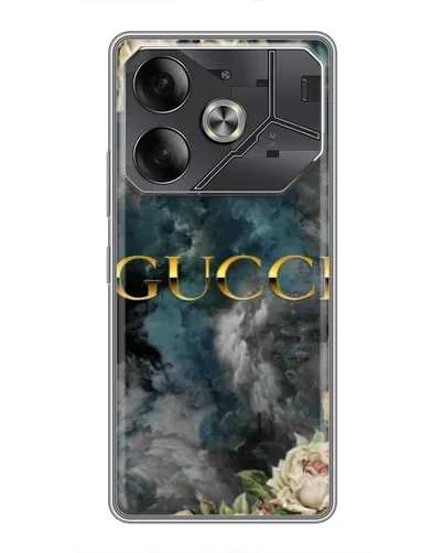 Чехол для Nothing Phone (4a) Pro с картинкой «Абстрактные цветы Gucci»