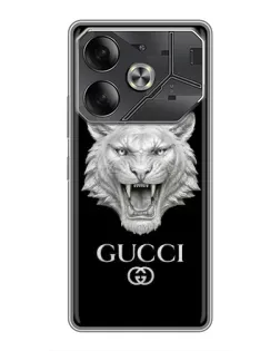 Чохол для Nothing Phone (4a) Pro з картинкою «Gucci — срібний лев»