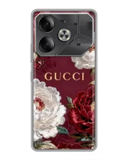 Чохол для Nothing Phone (4a) Pro з картинкою «Gucci — бордові троянди»