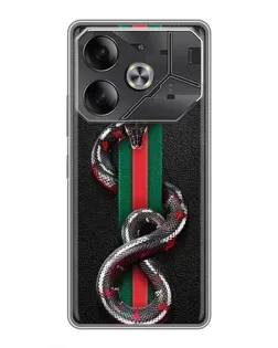 Чохол для Nothing Phone (4a) Pro з картинкою «Gucci — змія на смузі»