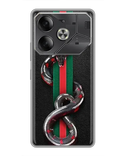 Чехол для Nothing Phone (4a) Pro с картинкой «Gucci — змея на полосе» Чехол для Nothing Phone (4a) Pro с картинкой «Gucci — змея на полосе»