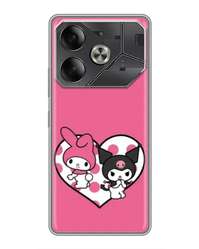 Чехол для Nothing Phone (4a) Pro с картинкой «Kuromi и My Melody»