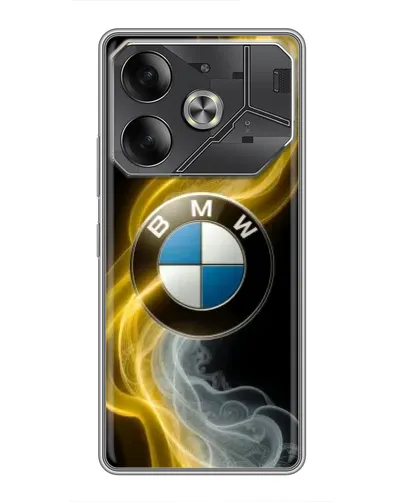Чехол для Nothing Phone (4a) Pro с картинкой «Золотистый дым BMW»