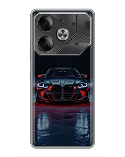 Чехол для Nothing Phone (4a) Pro с картинкой «BMW на мокрой дороге»