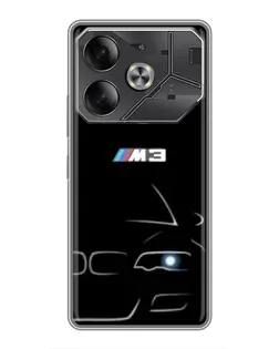 Чехол для Nothing Phone (4a) Pro с картинкой «Минималистичный принт BMW M3»