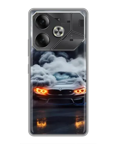 Чехол для Nothing Phone (4a) Pro с картинкой «BMW в дыму»