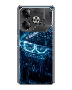 Чехол для Nothing Phone (4a) Pro с картинкой «BMW под дождем»