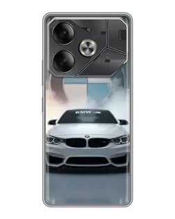 Чехол для Nothing Phone (4a) Pro с картинкой «BMW в белом дыму»