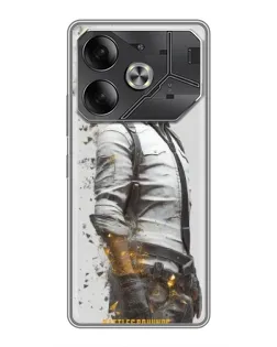Чехол для Nothing Phone (4a) Pro с картинкой «PUBG — боец в пыли»