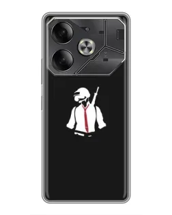 Чехол для Nothing Phone (4a) Pro с картинкой «PUBG — силуэт воина»