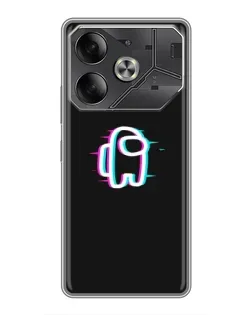 Чехол для Nothing Phone (4a) Pro с картинкой «Among Us неон»