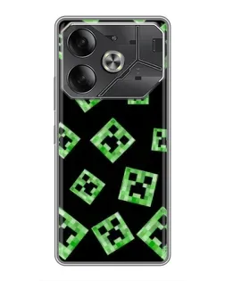 Чохол для Nothing Phone (4a) Pro з картинкою «Паттерн з кріперами» Чохол для Nothing Phone (4a) Pro з картинкою «Паттерн з кріперами»