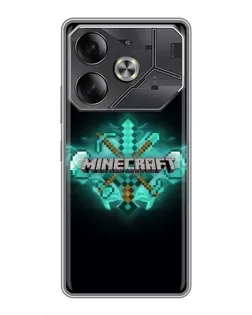 Чохол для Nothing Phone (4a) Pro з картинкою «Minecraft Diamond лого» Чохол для Nothing Phone (4a) Pro з картинкою «Minecraft Diamond лого»